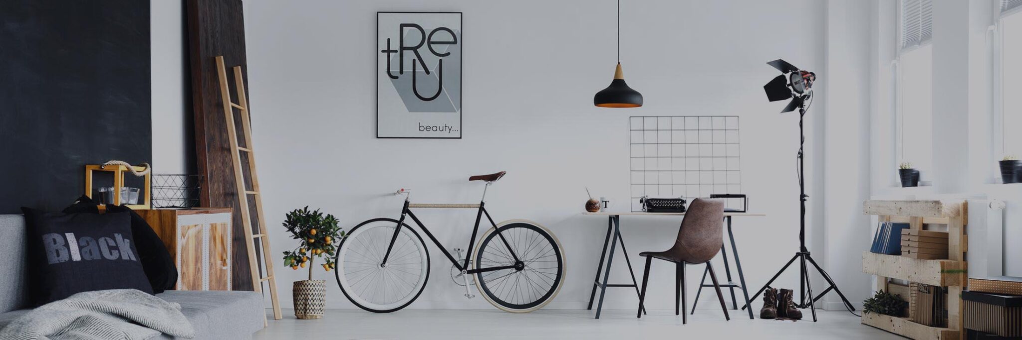 Panorama of minimalistic mans room P3HC5T.jpg